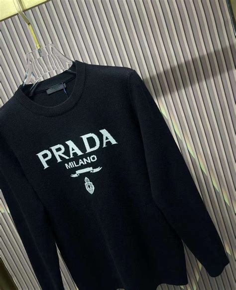 prada art sweatshirt|Prada sweatshirt for men.